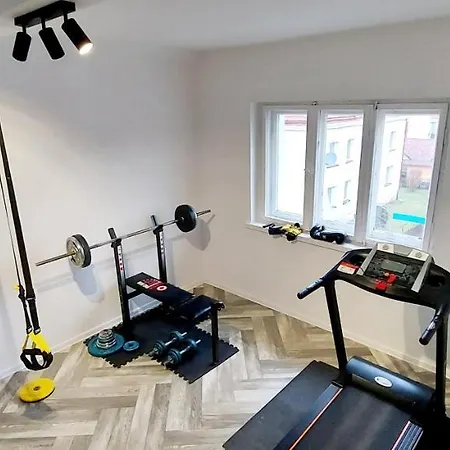 شقة Apartament White Luna Ze Studiem Fitness I Ogrodem